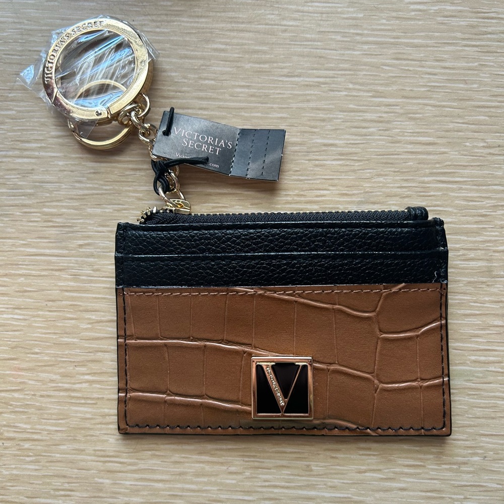 Victoria’s Secret brown and black card case
